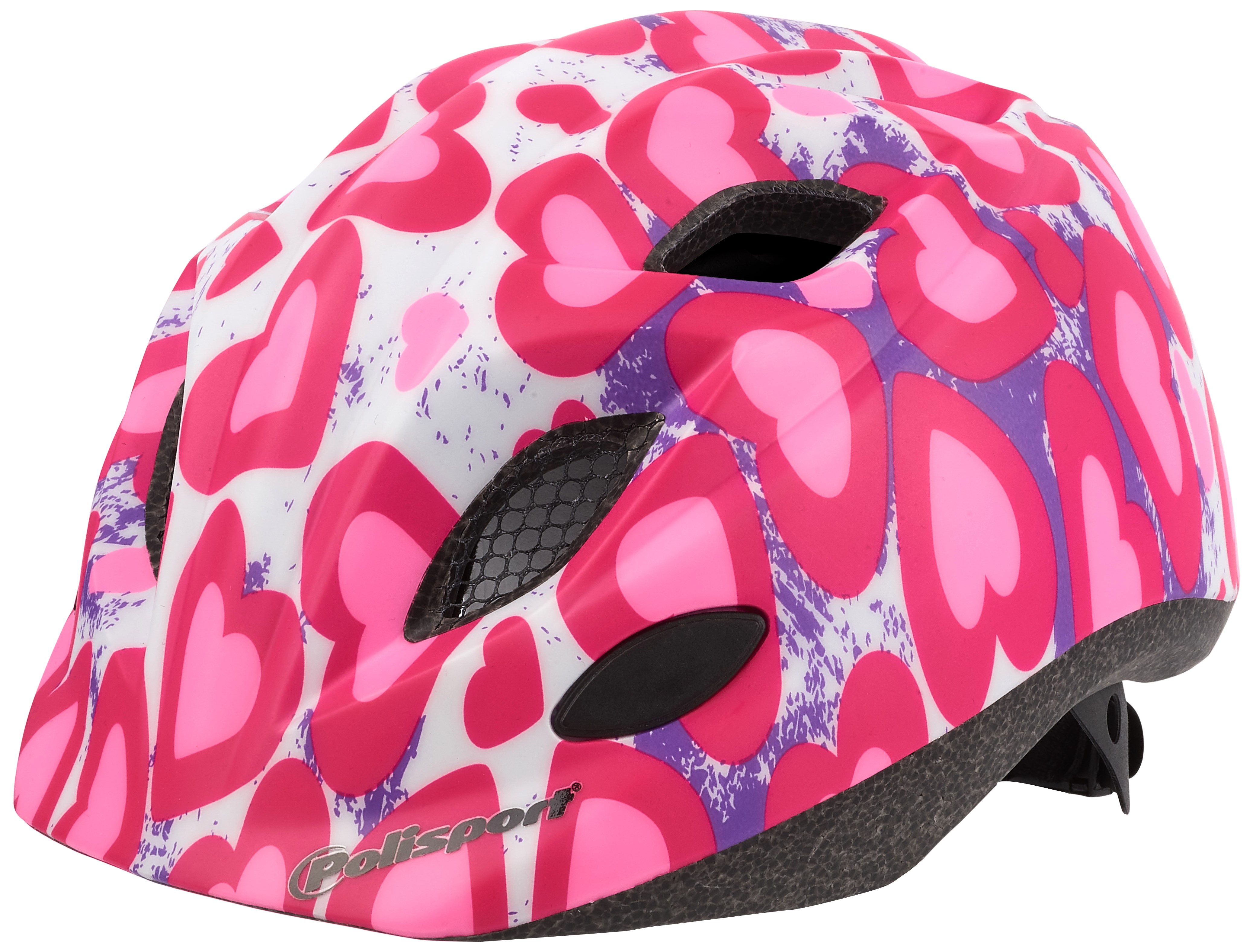 Capacete Polisport Junior Premium Glitter Hearts