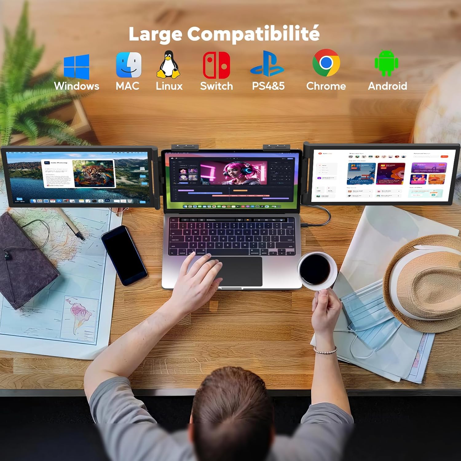 Moniteur pour Ordinateur Portable 14 