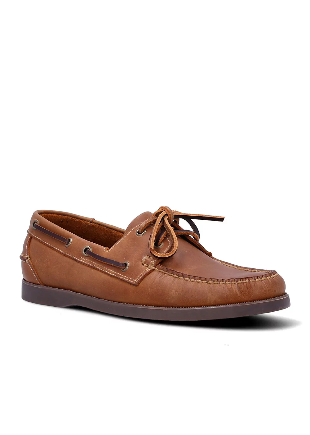 BOAT SHOE 2 PULL UP MARRON