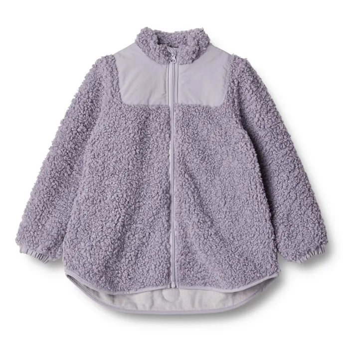 Wheat Veste Sherpa Matières Recyclées Vema | Mauve