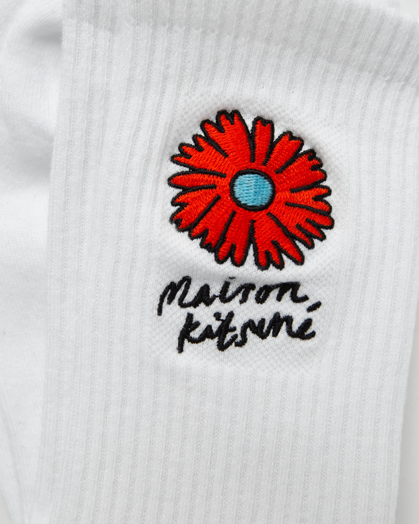 Maison Kitsune FLOATING FLOWER SPORTY SOCKS