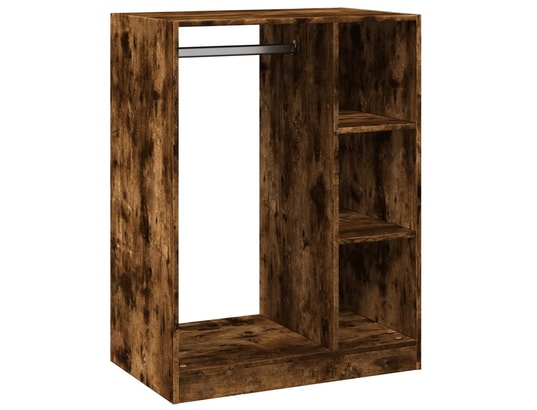VIDAXL - Penderie Garde-robe chêne fumé 77x48x102 cm bois d'ingénierie
