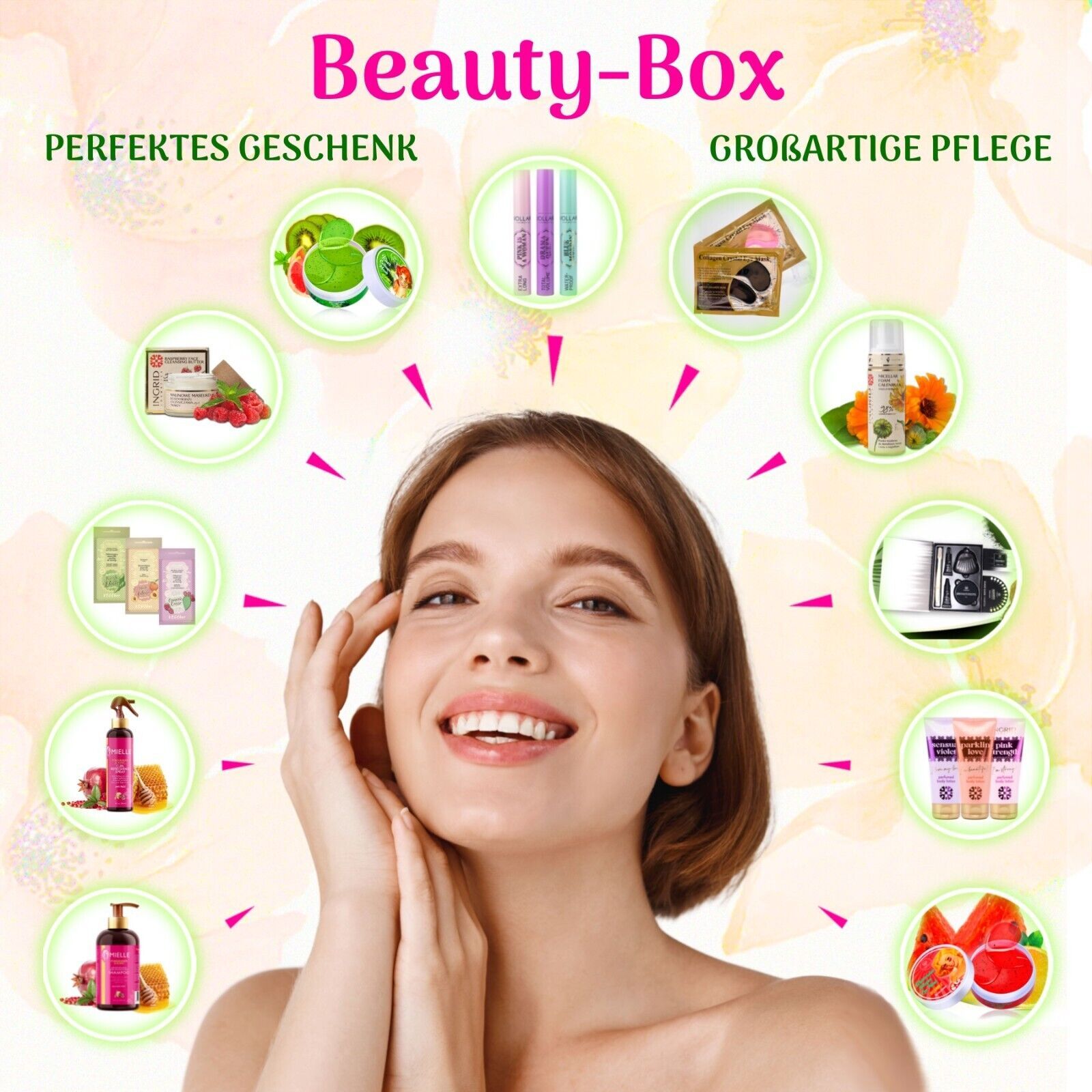 P-Beauty Geschenkbox Beautybox Damen für Körperpflege