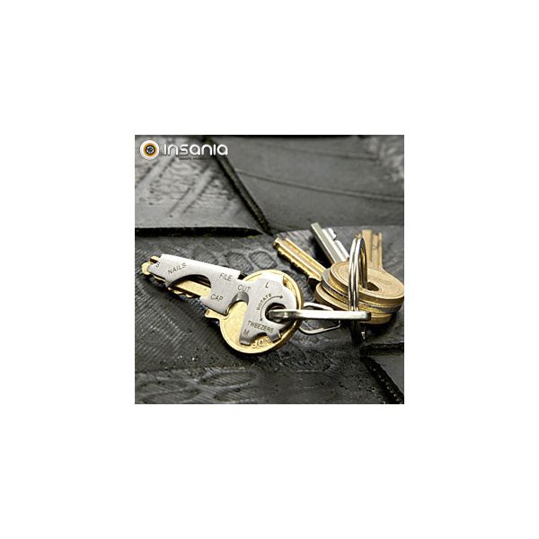 True-utility Alicate Multifunções Keytool 8 Tools In 1 Stainless Steel - TU247