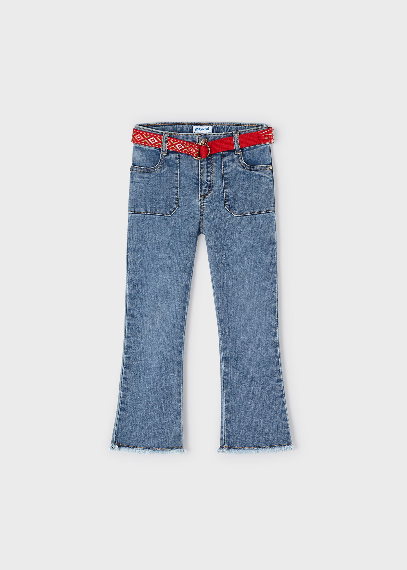 Calça jeans flare Better Cotton para meninas, jeans escuro