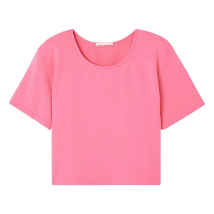 American Vintage T-shirt Hapylife | Rose bonbon