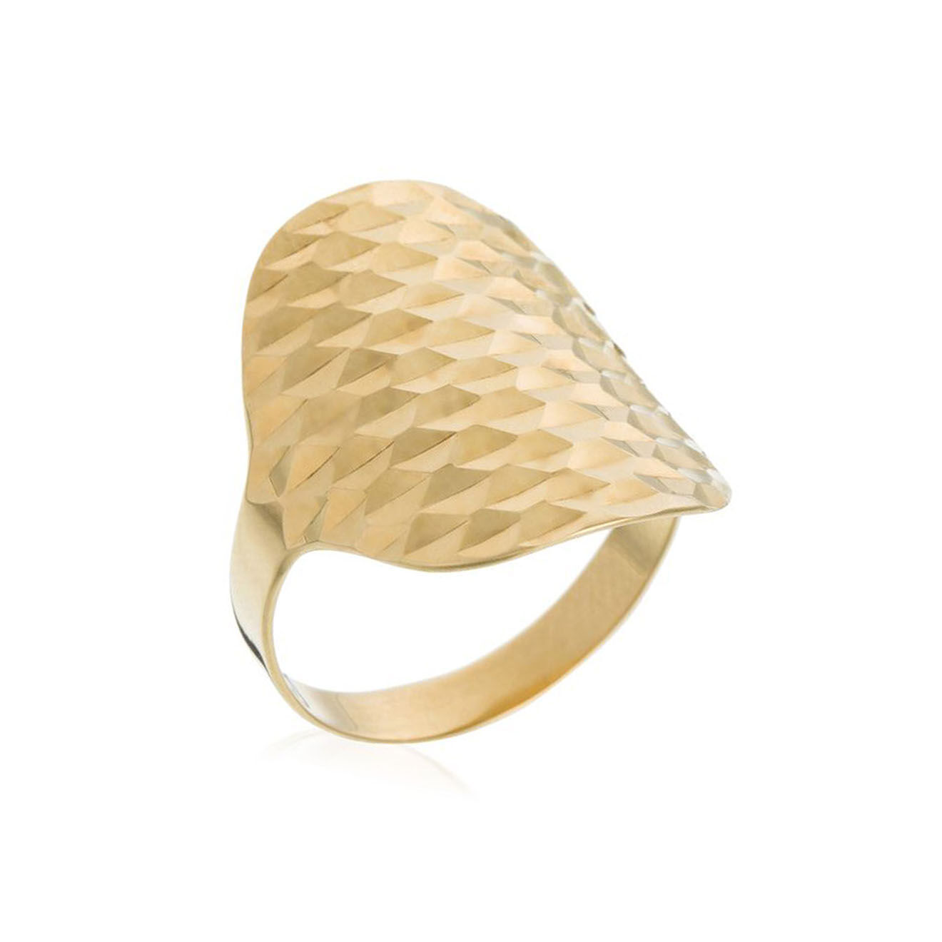 Instant d'Or Bague Armadillo or jaune