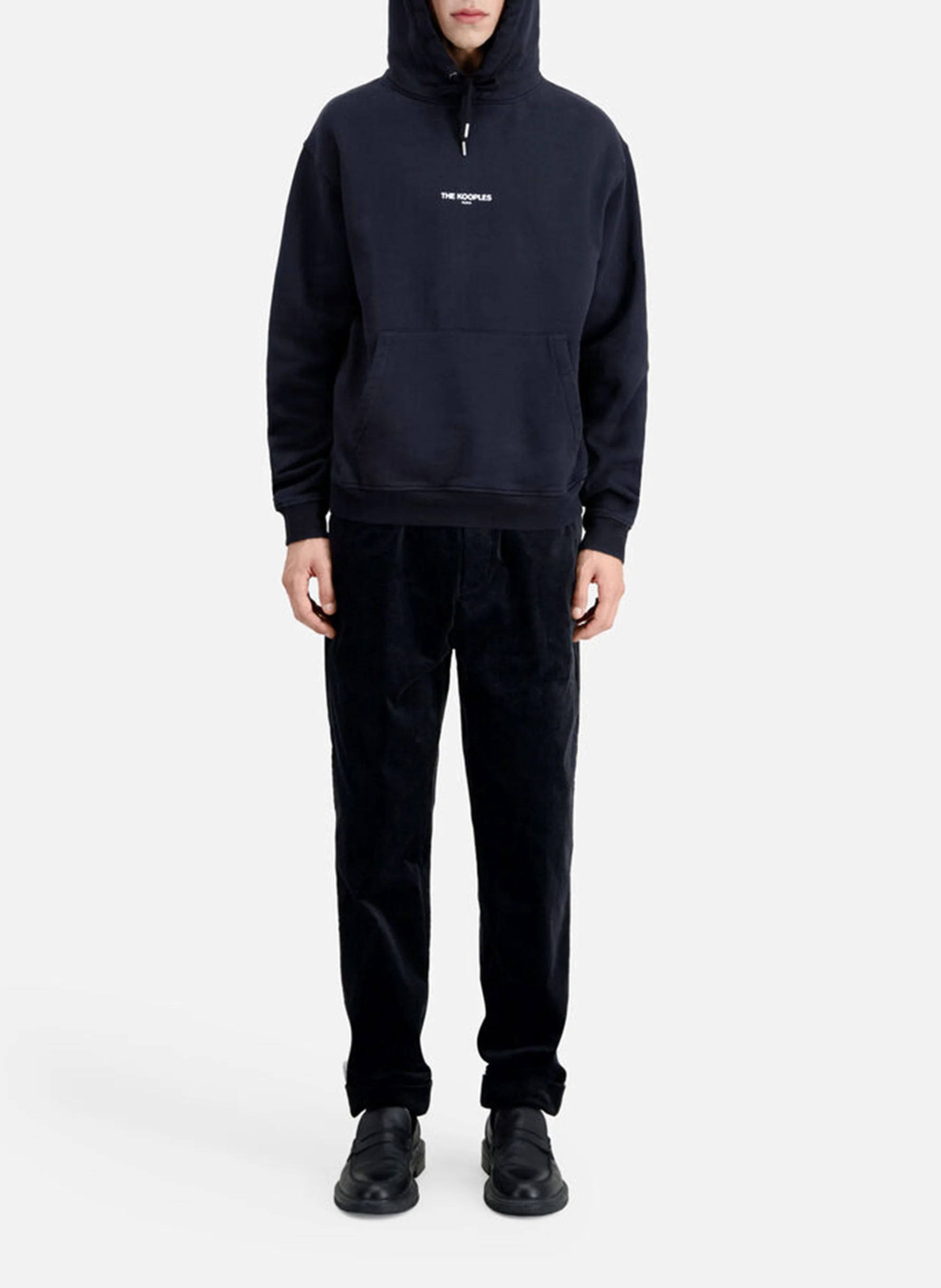 Sweat à capuche sérigraphié | Noir