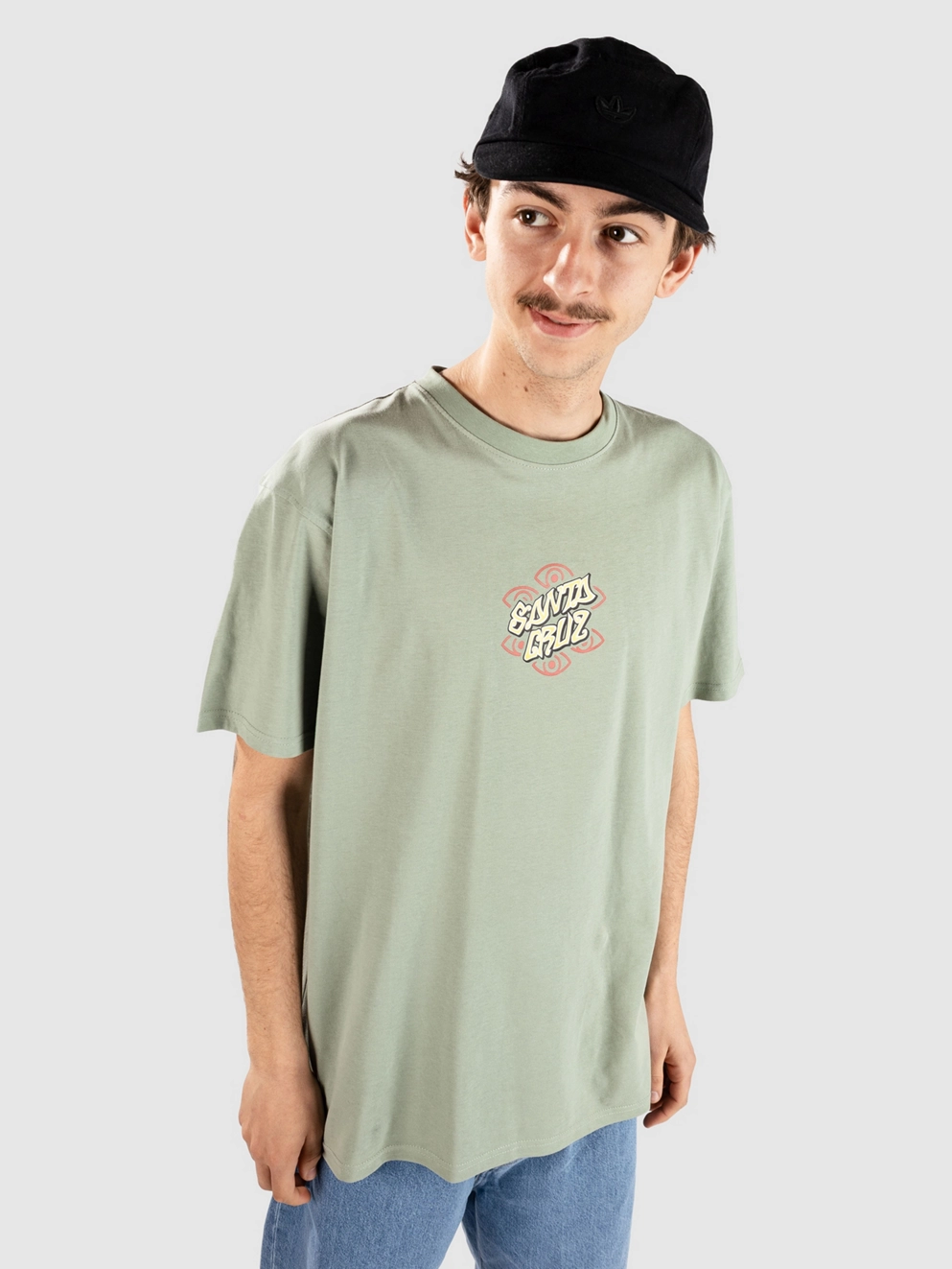 Santa Cruz Salba Eyes Dot T-Shirt moon rock