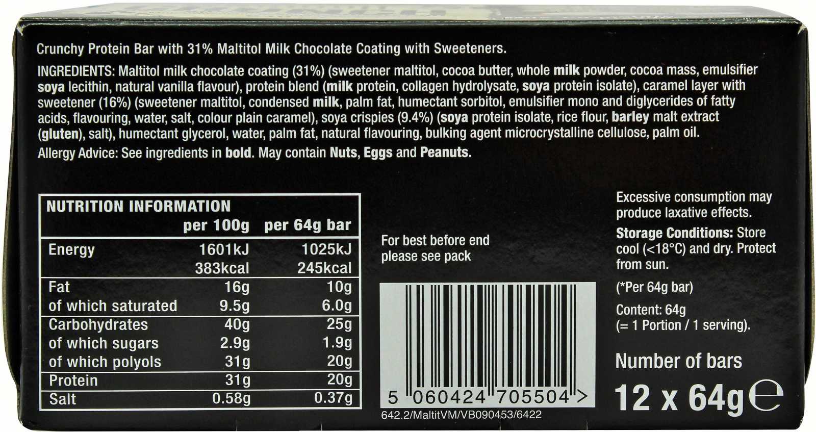 Warrior Supplements Barrita Crunch 64g - Oportunidade
