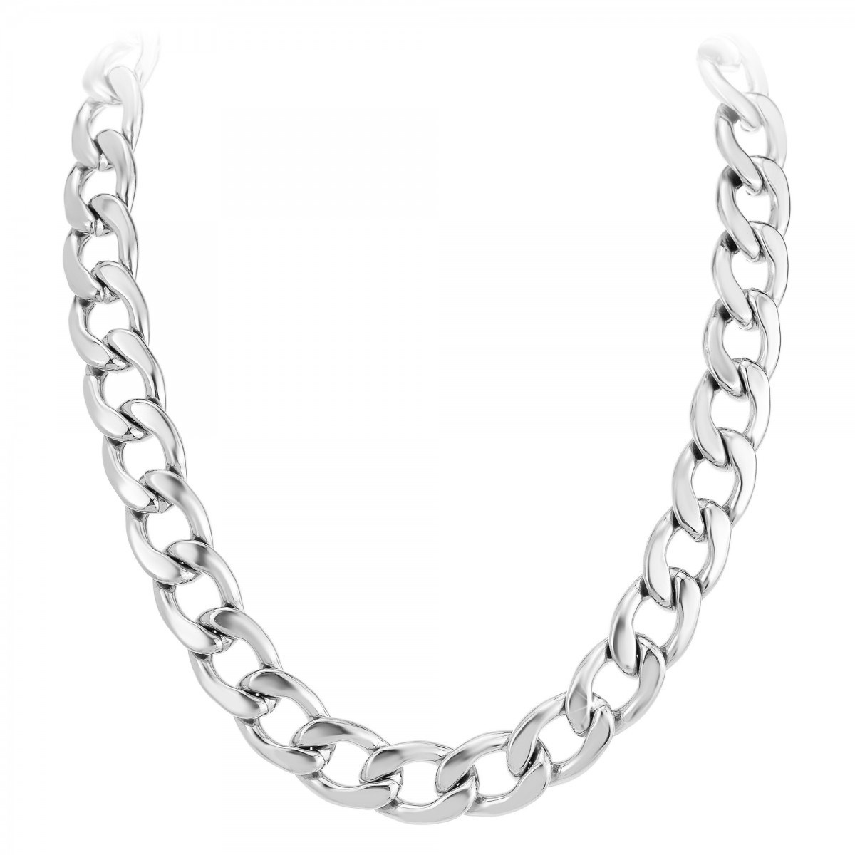 Collier SC Crystal en acier inoxydable