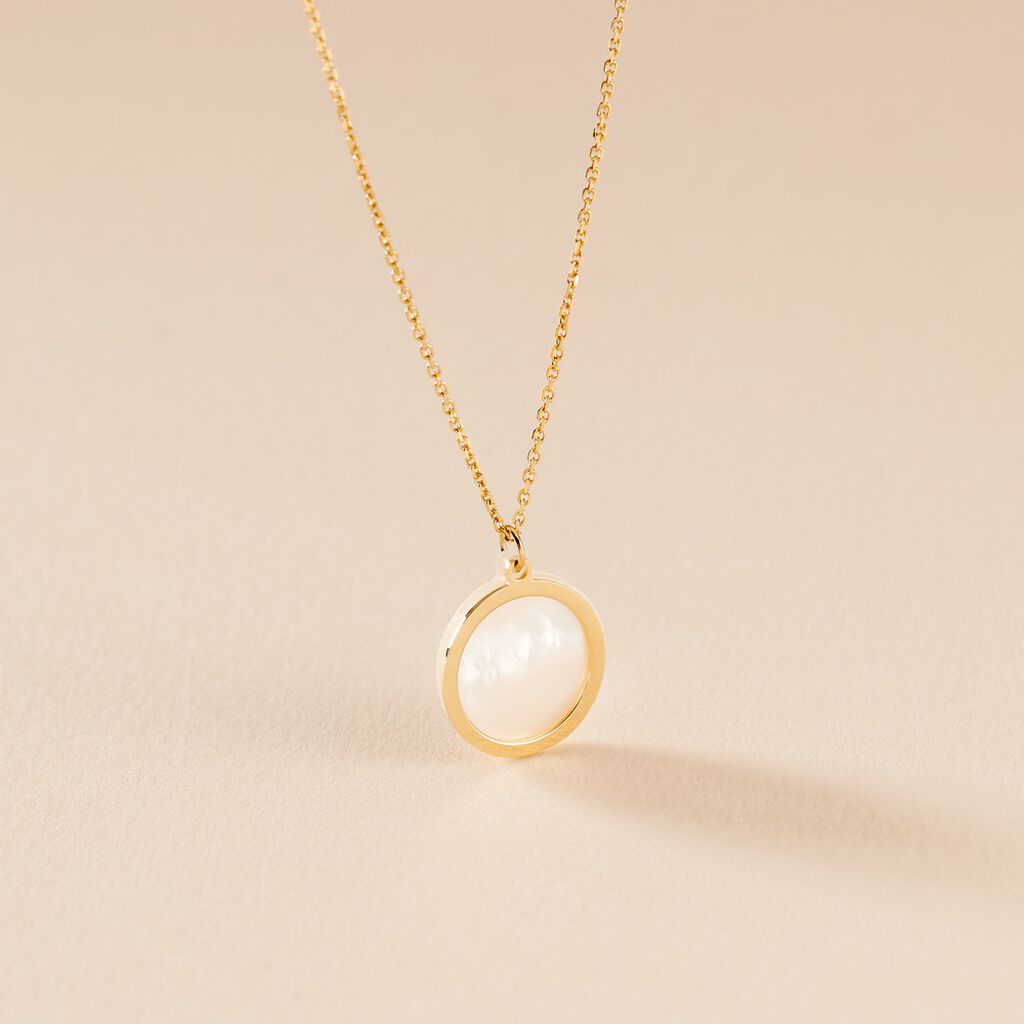 Collier Naïade Or Jaune Nacre