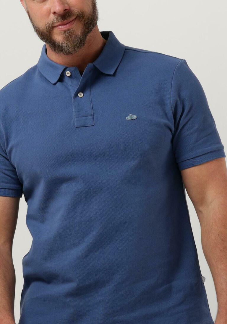 THE GOODPEOPLE blauwe the goodpeople polo paul