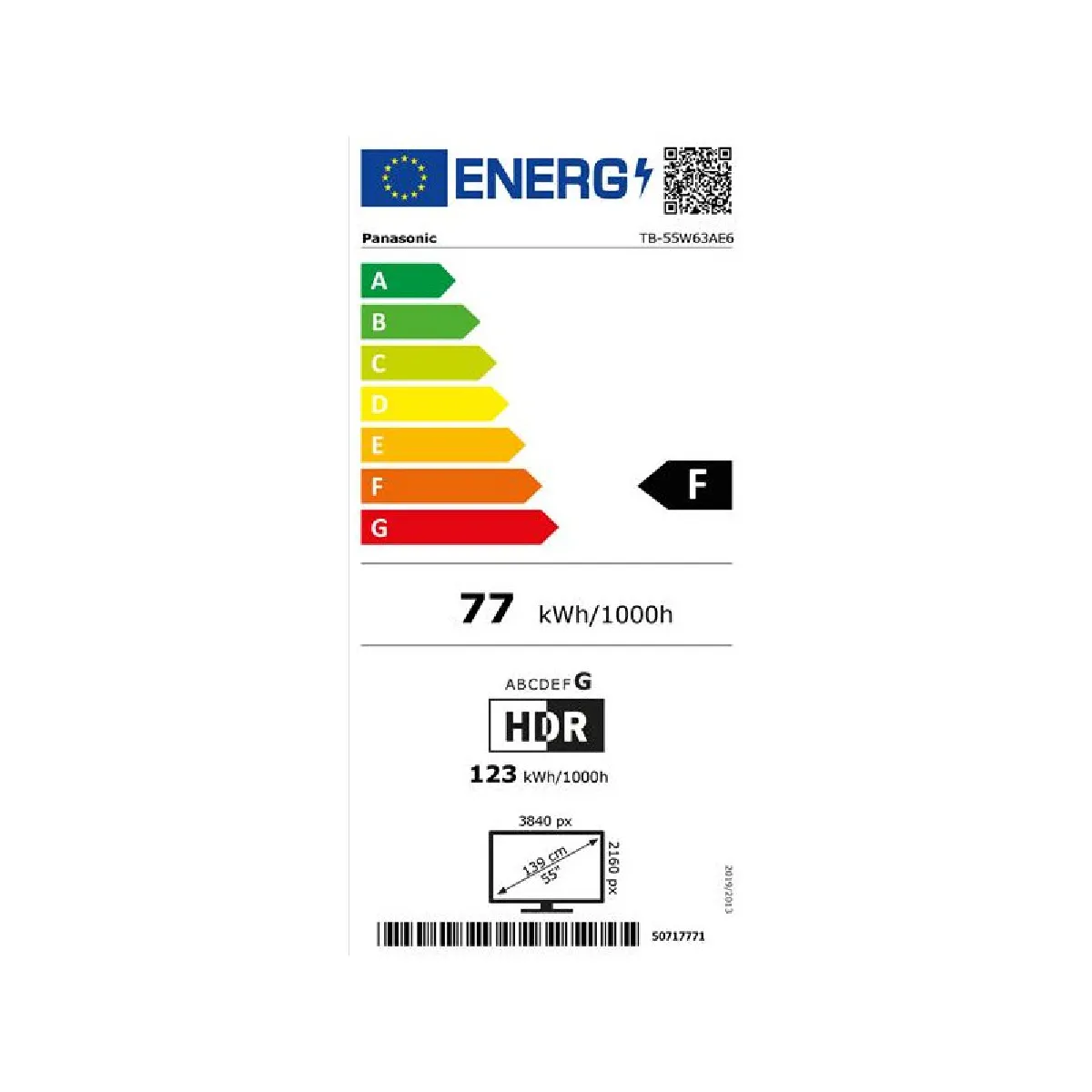 Panasonic TB55W63AE6 - 55 pouces