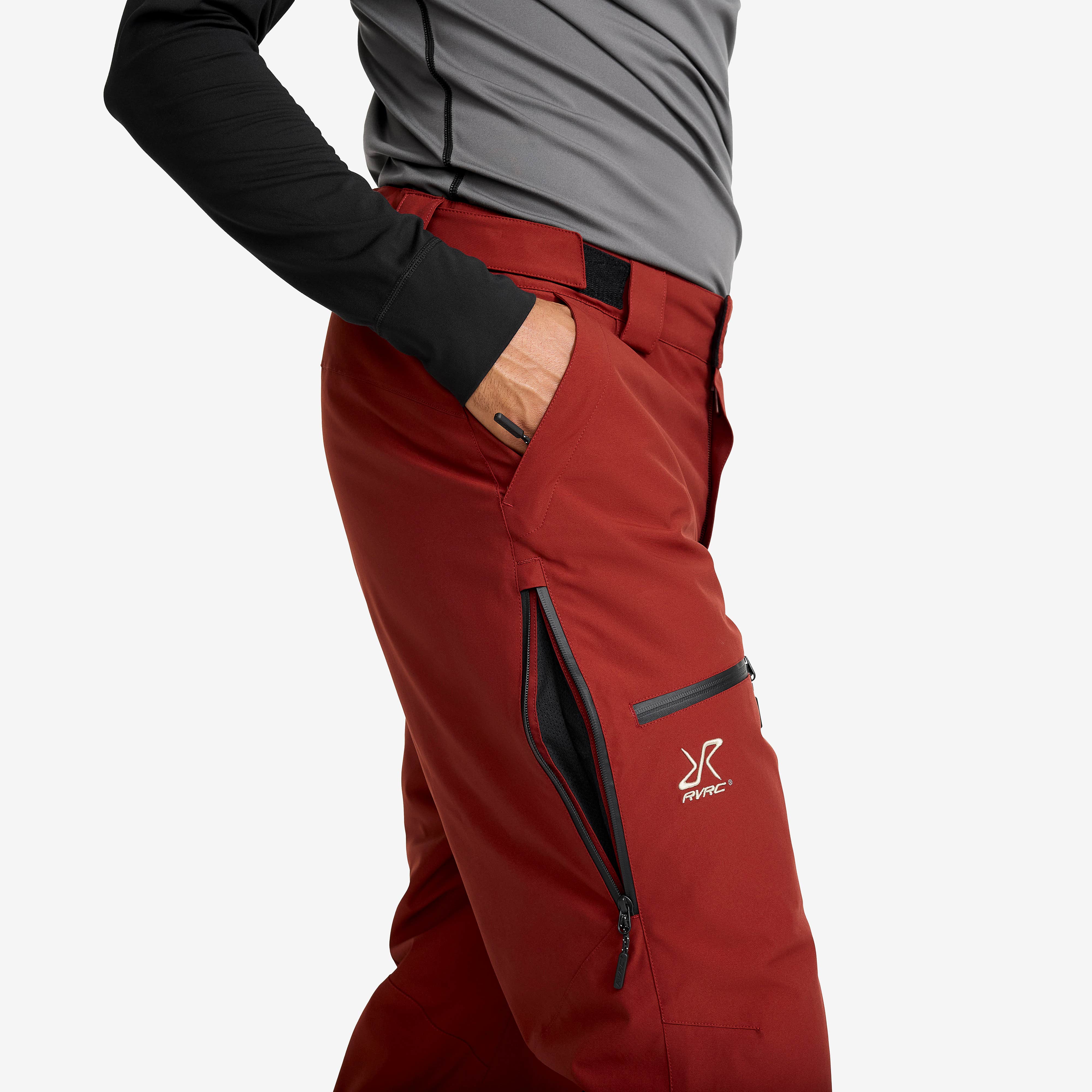 Halo 2L Insulated Snow Pants Herre Fired Brick