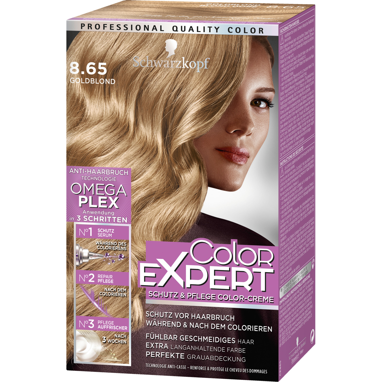 Schwarzkopf Color Expert Intensiv-Pflege Color-Creme 8.65 Goldblond