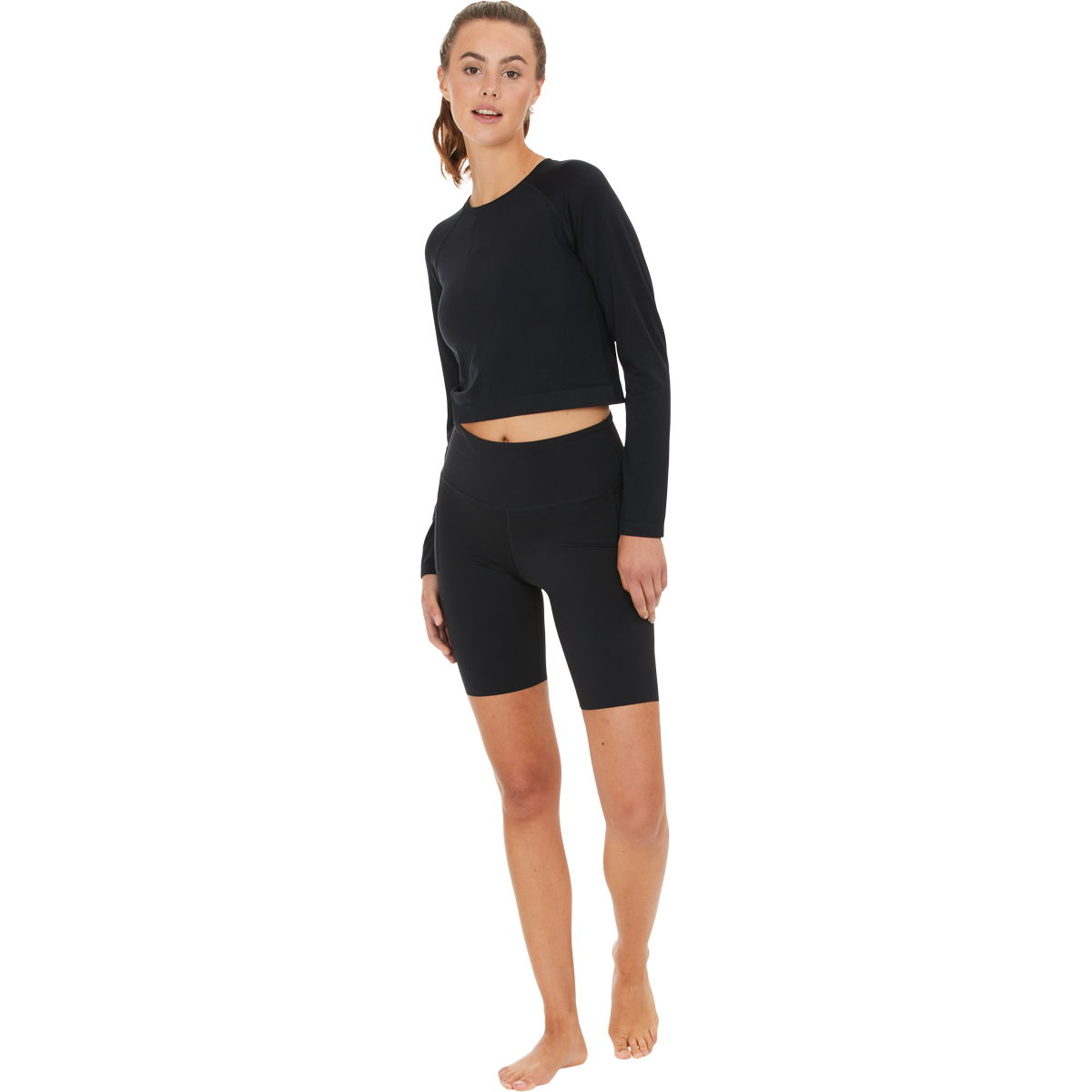 Athlecia Celita Seamless Langærmet Crop Top Dame