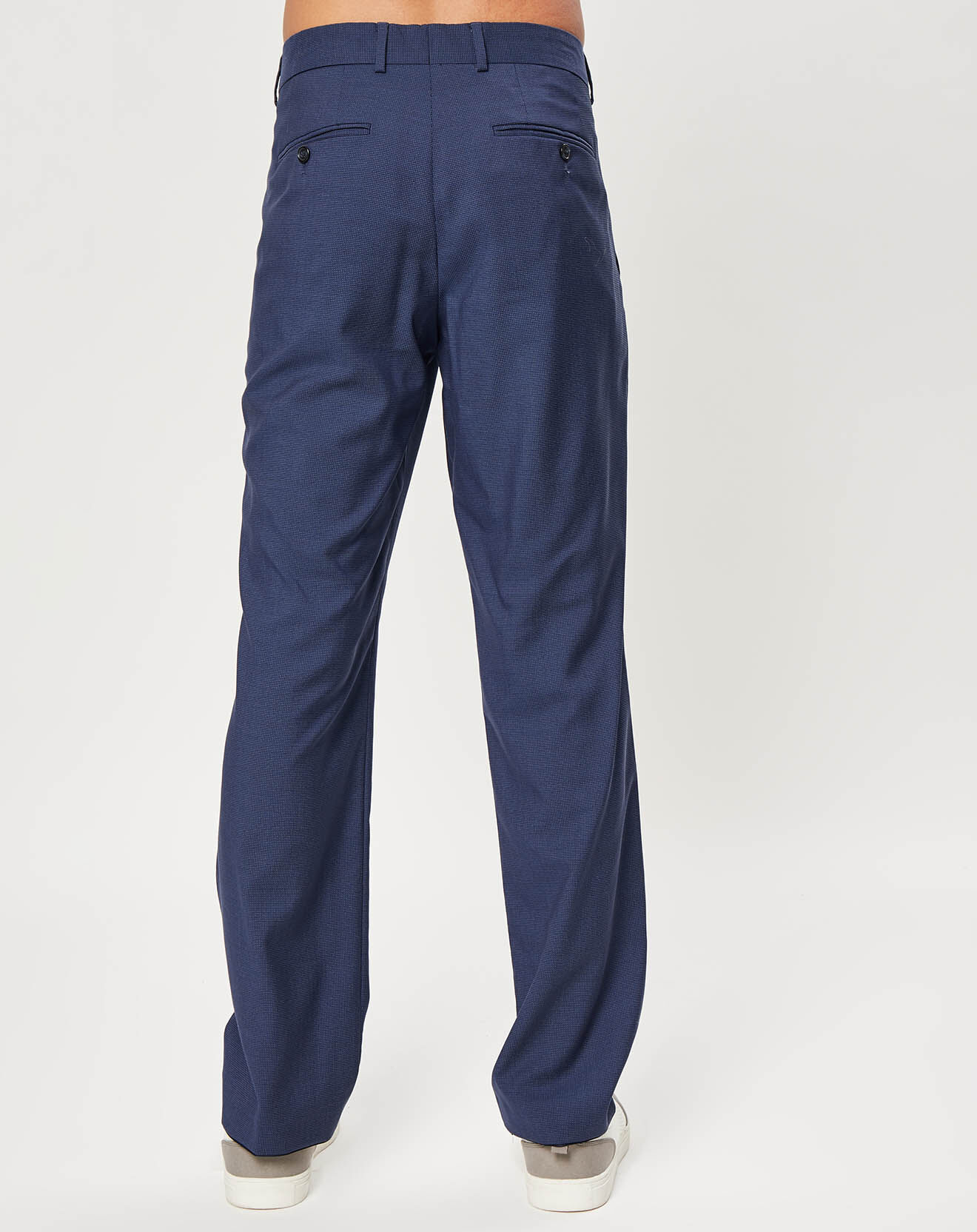 Tommy Hilfiger Pantalon de Costume 100% Laine Rhm bleu