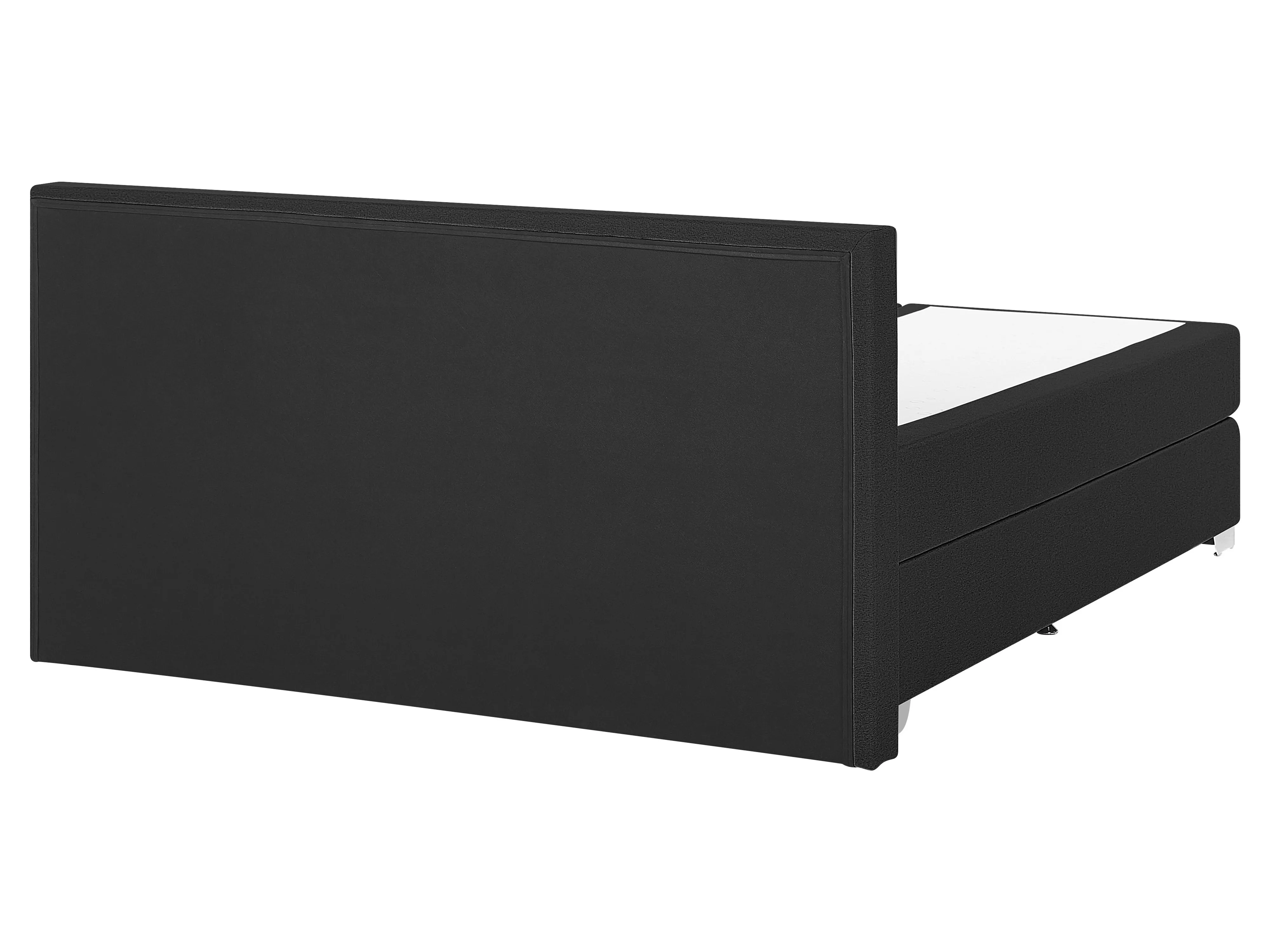 Boxspring Stof PRESIDENT 160 x 200 cm Zwart