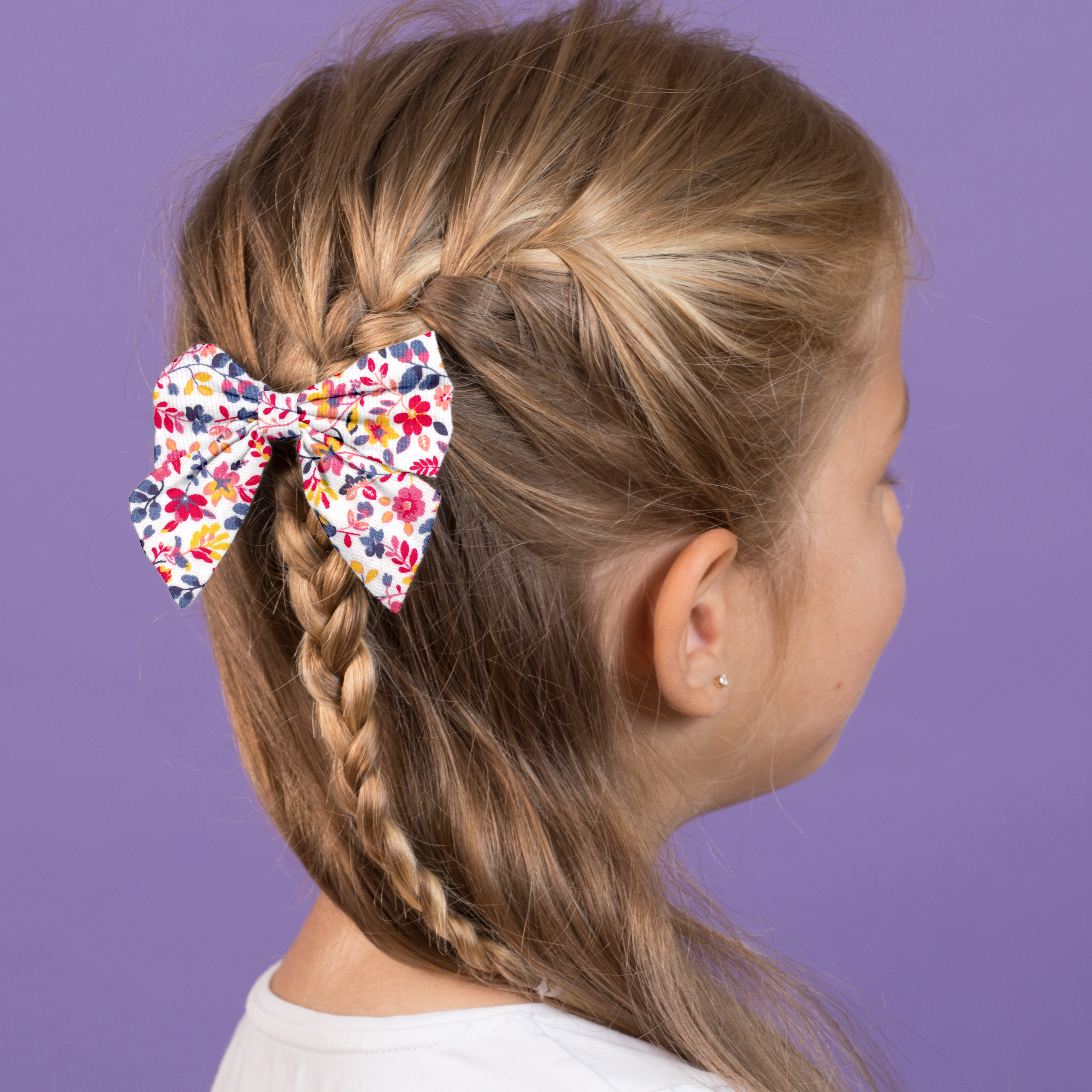Barrette Noeud Papillon Lianes Printanieres