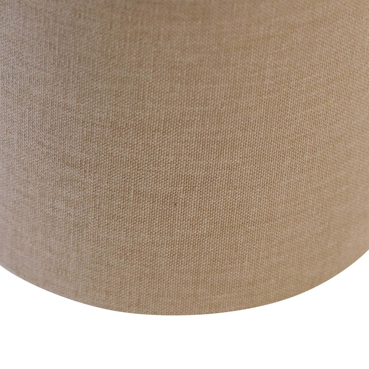 Stoffen lampenkap lichtbruin rond 18/18/14