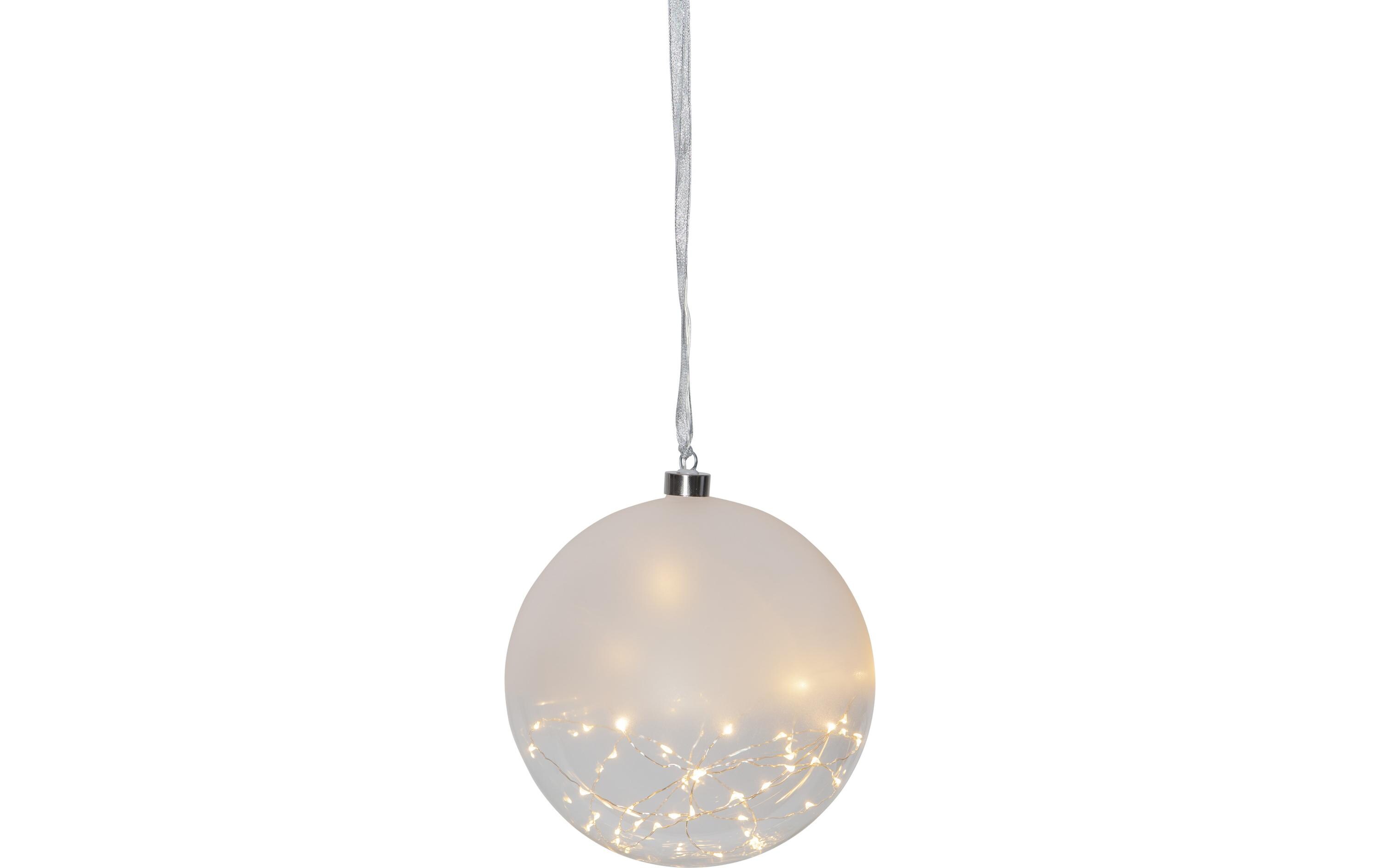 Weihnachtskugel Glow, 50 LED, 20 cm, indoorWeihnachtskugel mit Beleuchtung