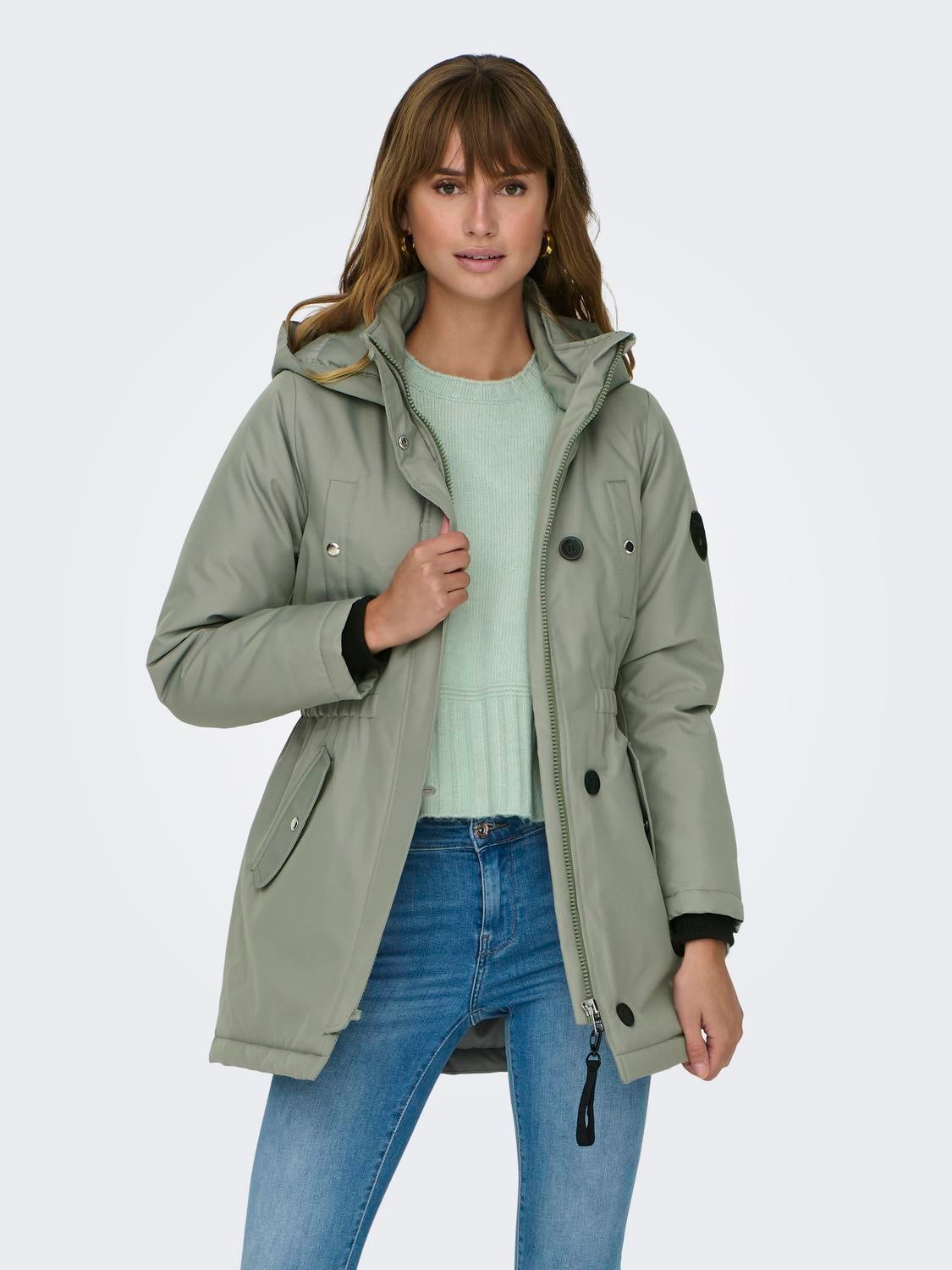 ONLMIE Langer Parka Shadow