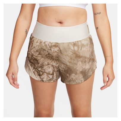 Short déperlant Femme Nike Trail Repel 3in Beige