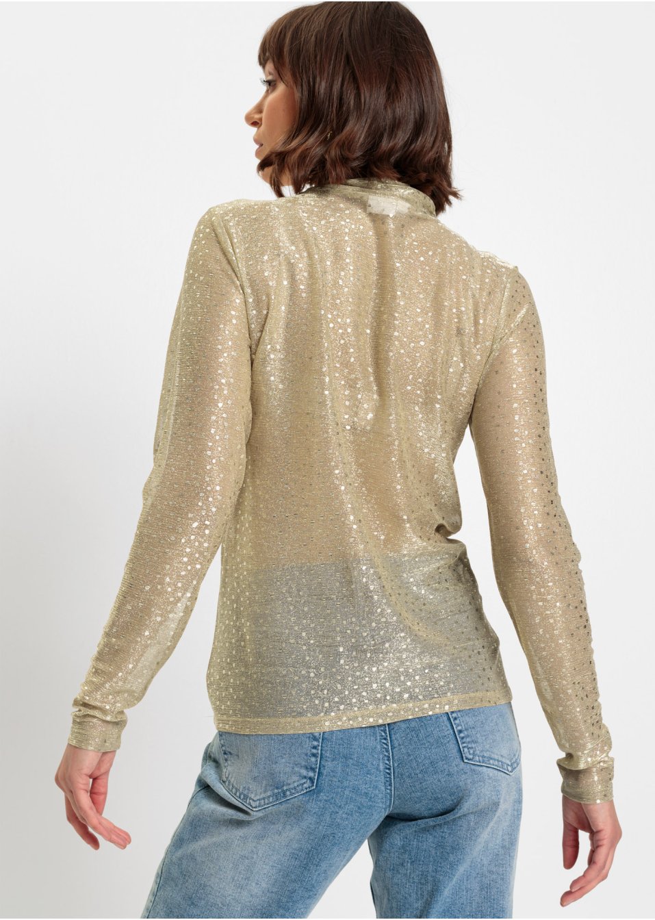 T-shirt manches longues avec Lurex