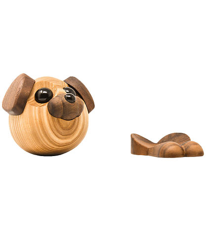 Fablewood Muntermacher Hund - Buddy - 8 cm - Natur