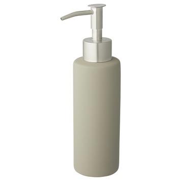 Atlantic zeepdispenser keramiek en rubber Grijs