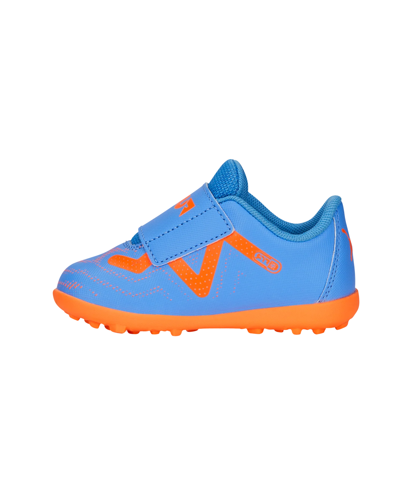 PUMA FUTURE Play TT V Supercharge Baby Jr Kids Blau Orange F01