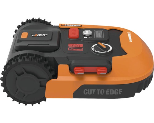 WORX 20V accu robotmaaier Landroid M500 Plus 18 cm/500 m² met app, IPX4 WR165E, incl. installatiemateriaal
