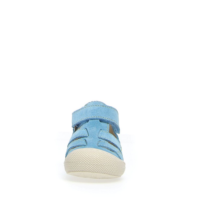 Naturino Naturino Cocoon Supersouple Bede sandales Suede bleu ciel