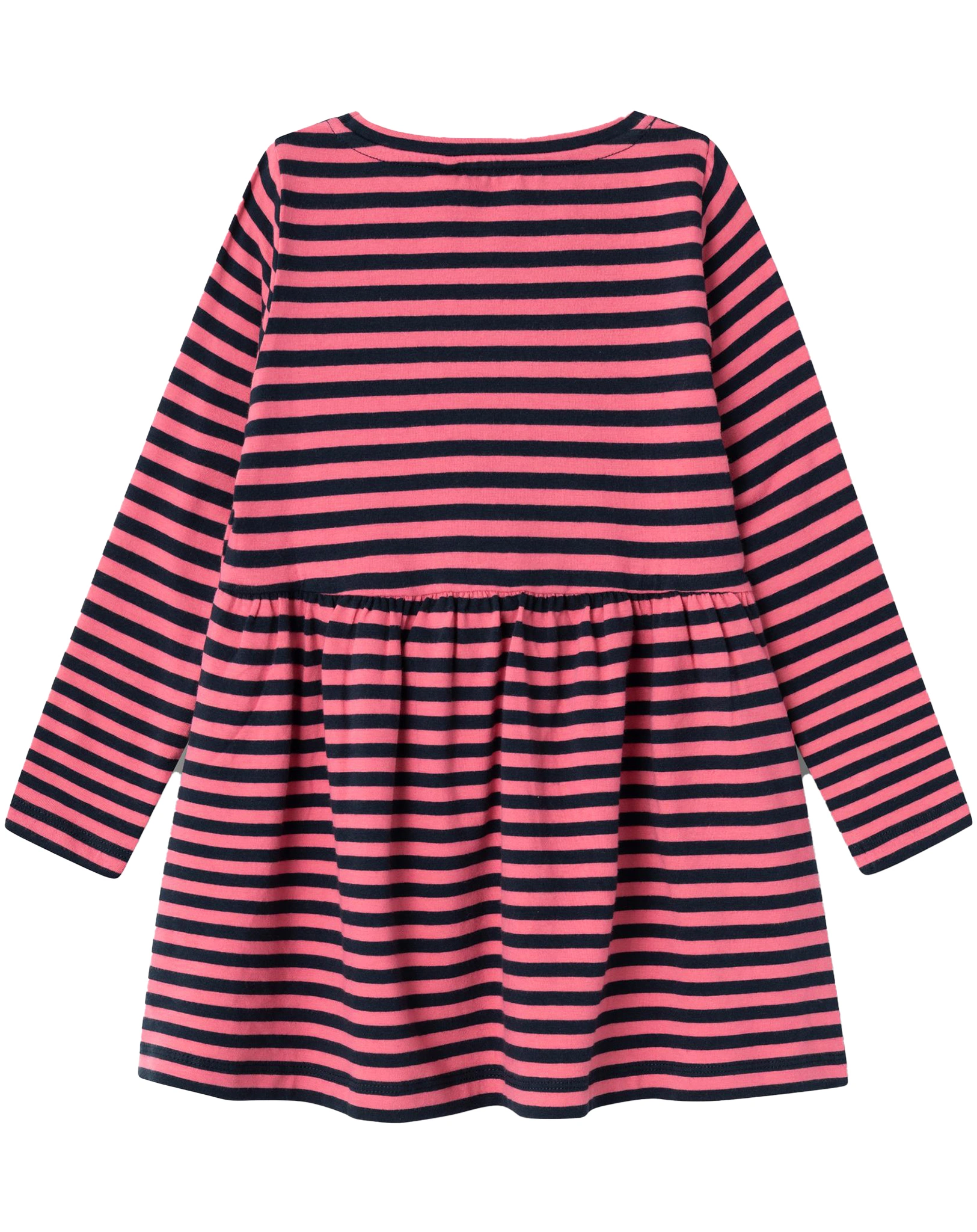 Langarm-Kleid NMFVALENTINA STRIPES in pink/blau