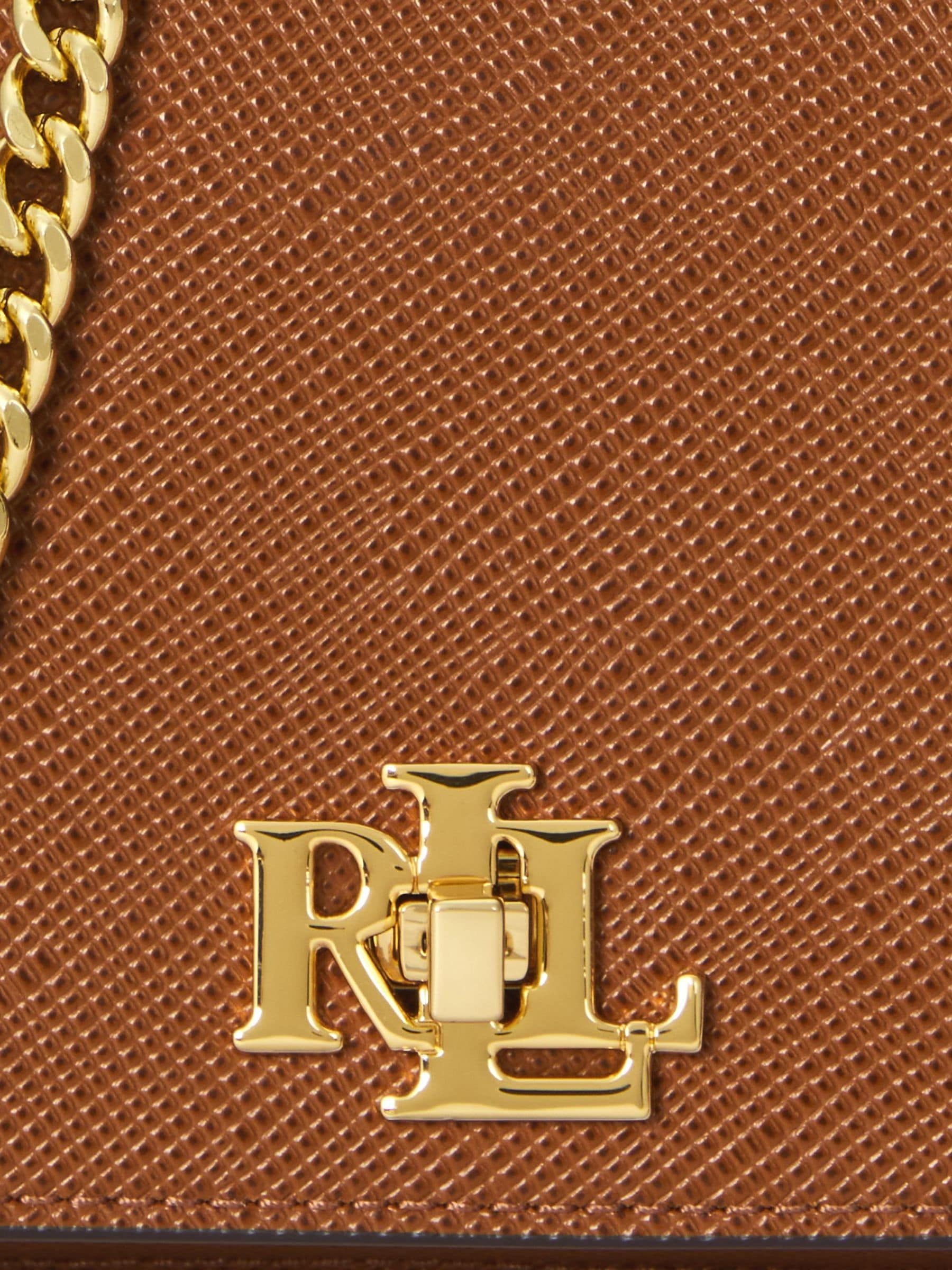 Lauren Tan - Lauren Ralph Lauren Turn-Lock Tech Case Textured Cross-Body Bag