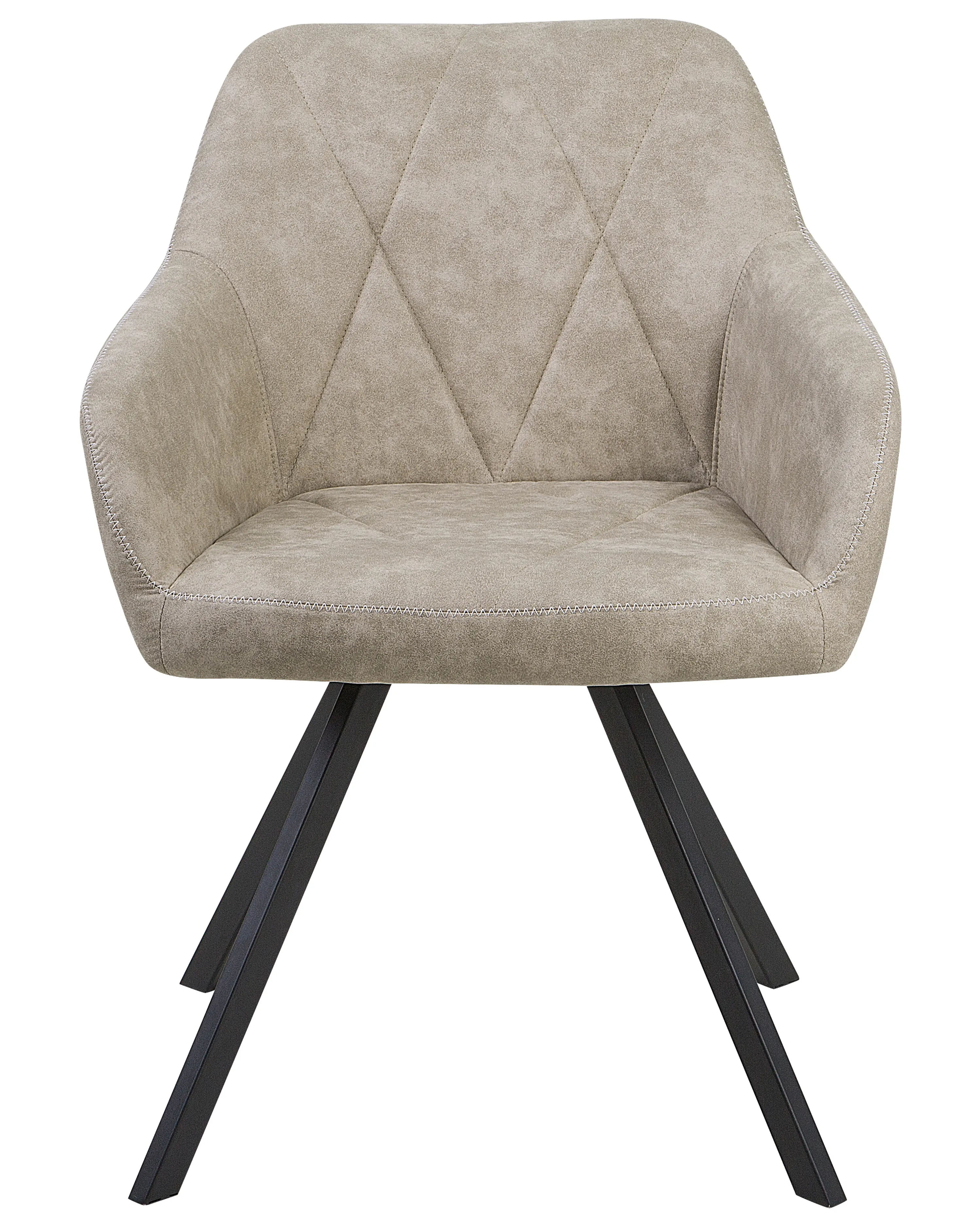 Set van 2 eetkamerstoelen MONEE Beige