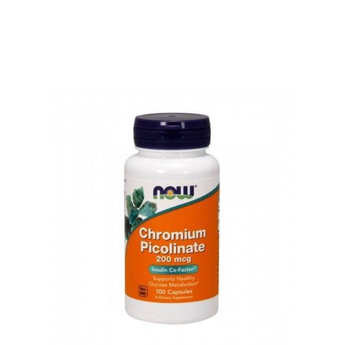 Now Chromium Picolinate 200mcg 100 cápsulas