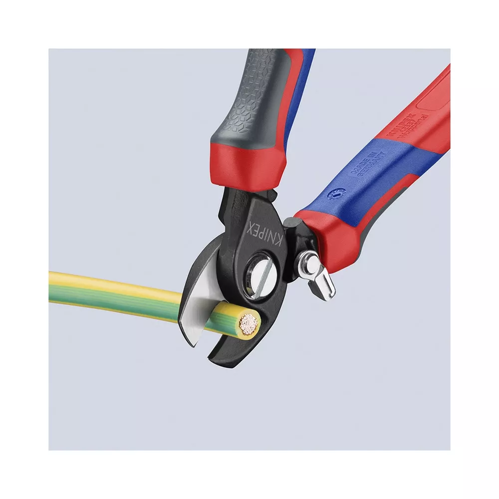 KNIPEX Kabelschere mit Öffnungsfeder
