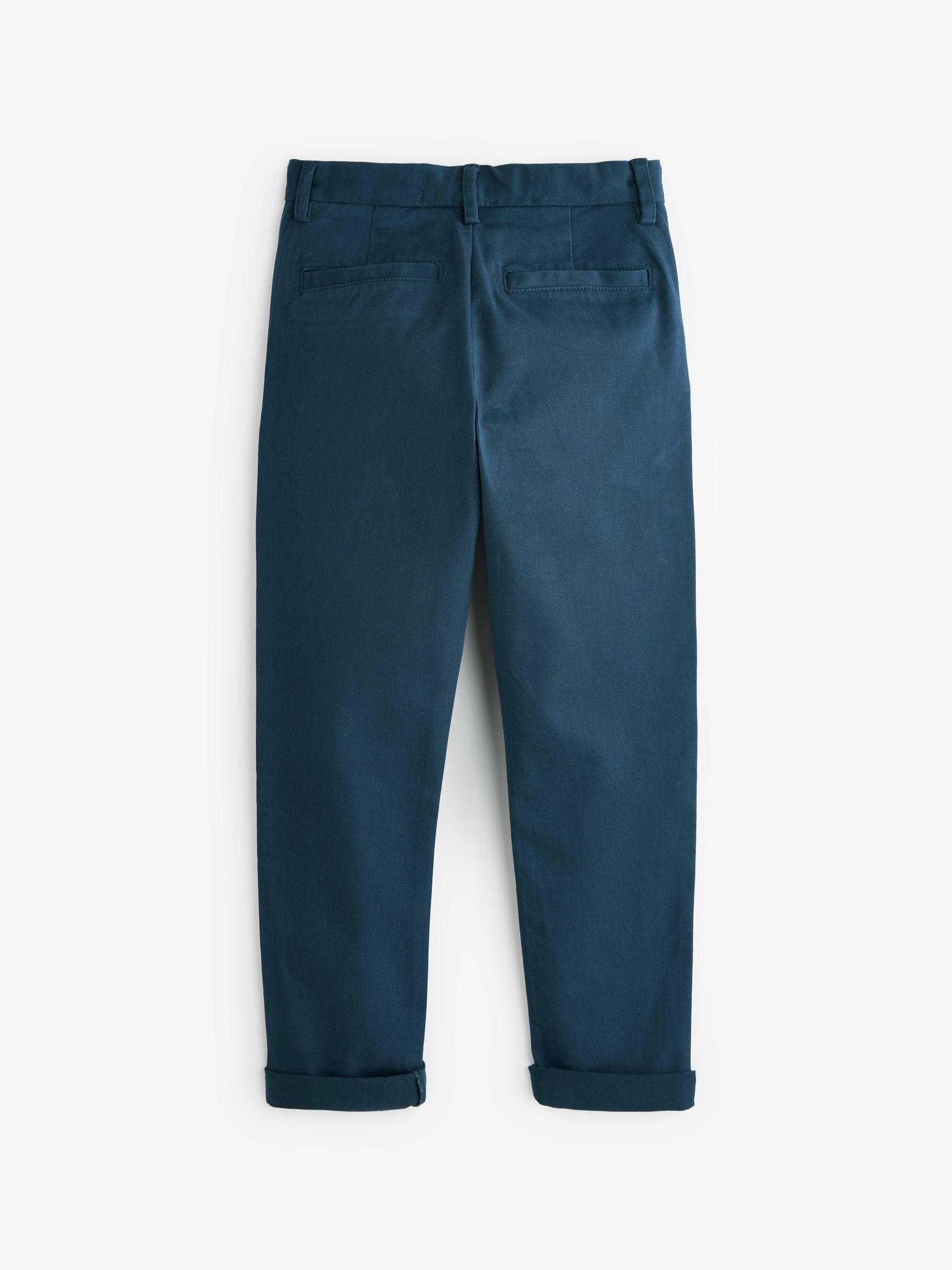 French marineblauw - Stretchy chino's (3-17jr)