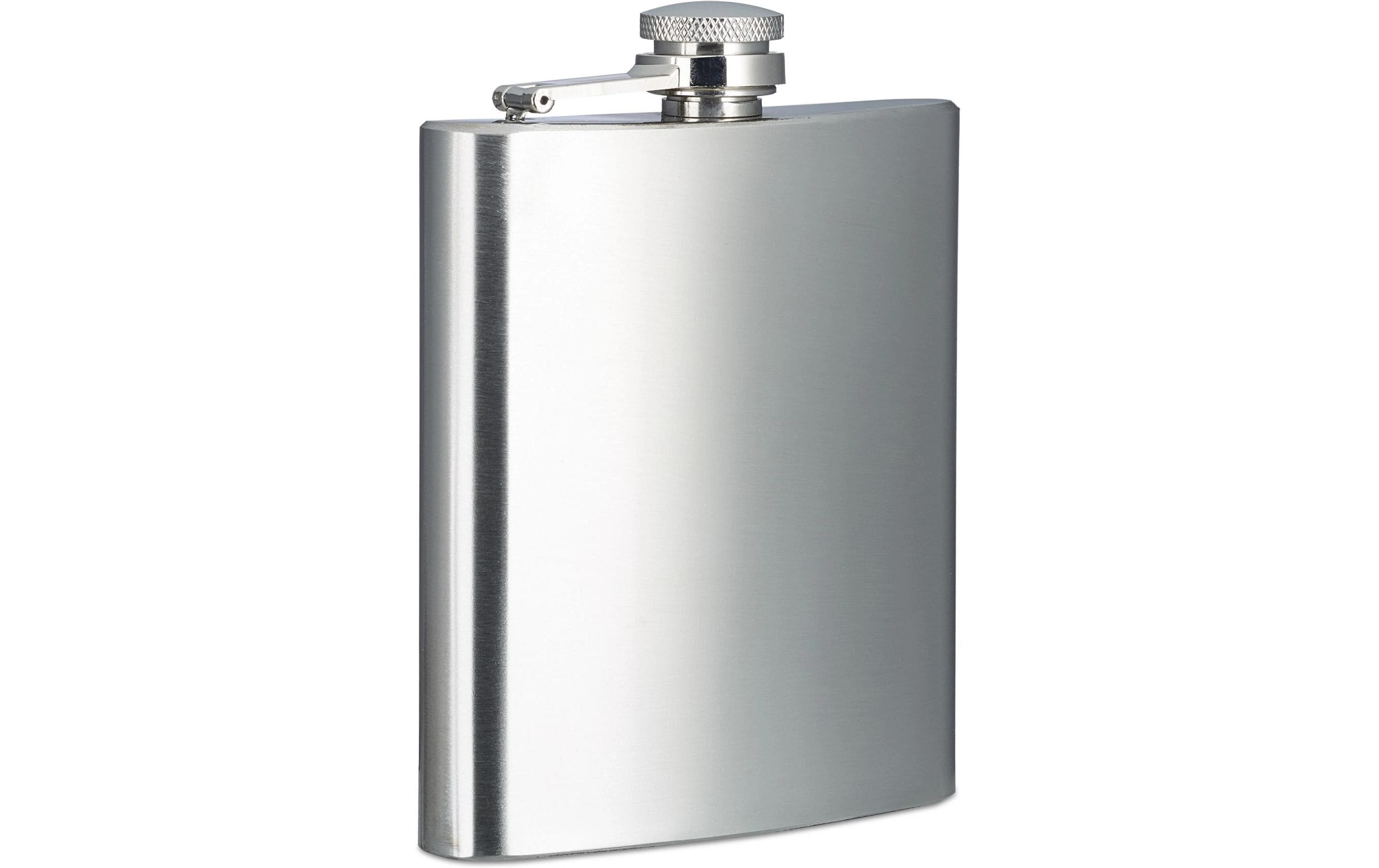 Outdoor-Flachmann Silber, 200 mlFlachmann für die Tasche