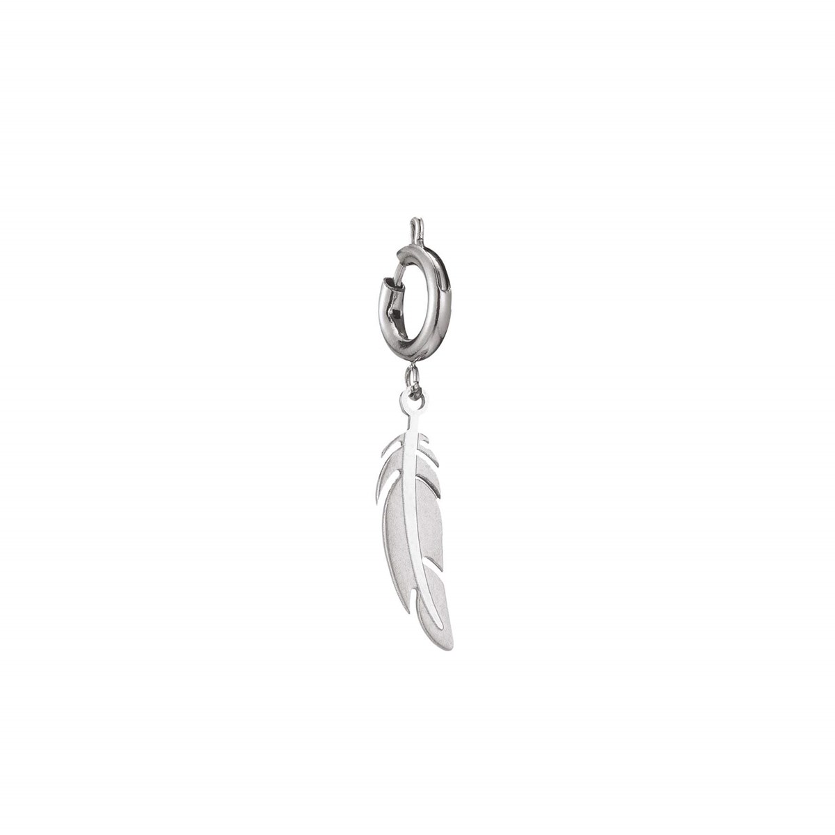 Charm acier Plume