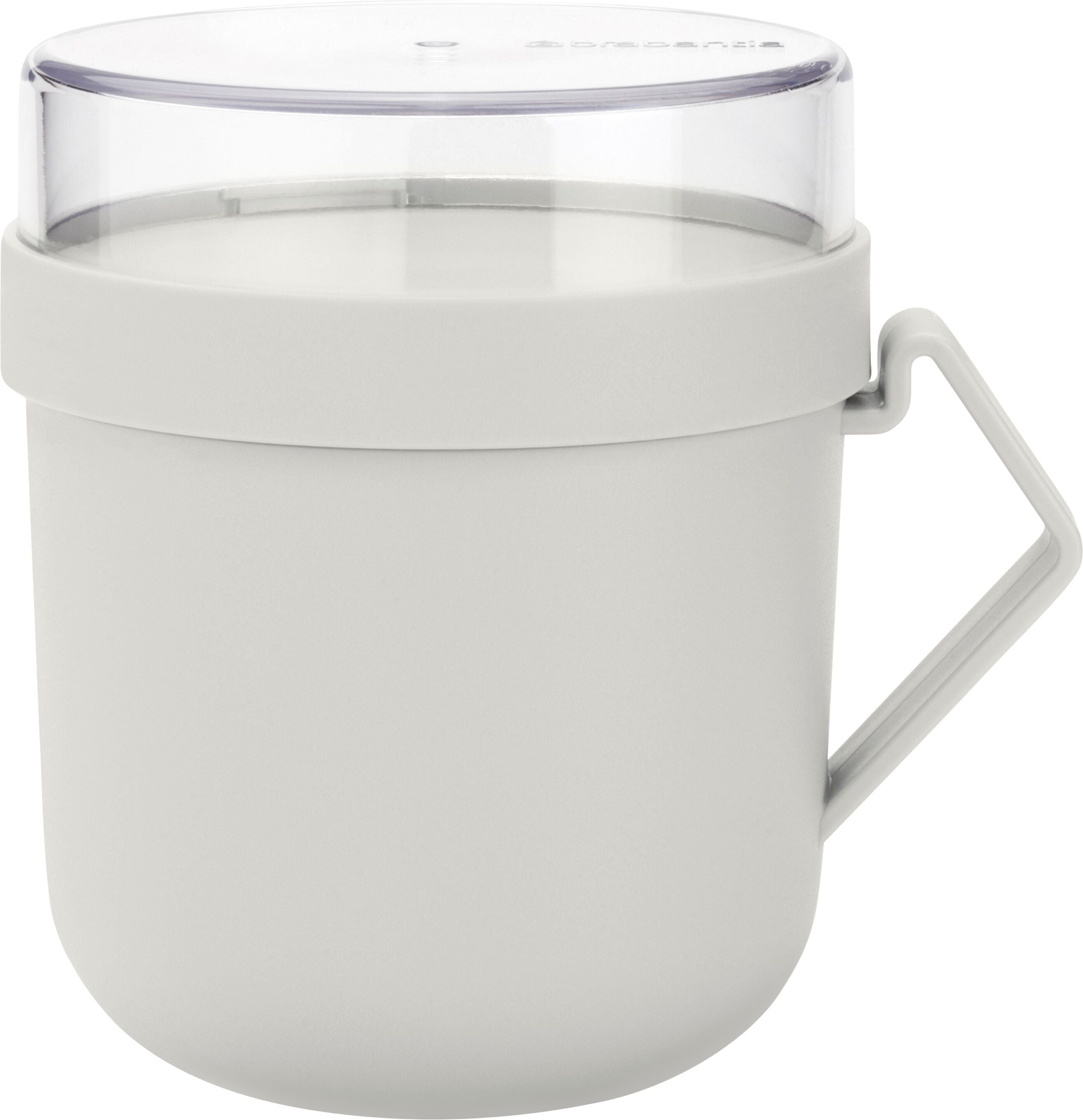 brabantia MAKE & TAKE Soup Mug - Hellgrau / B: 13.0 cm x T: 11.0 cm x H: 13.0 cm