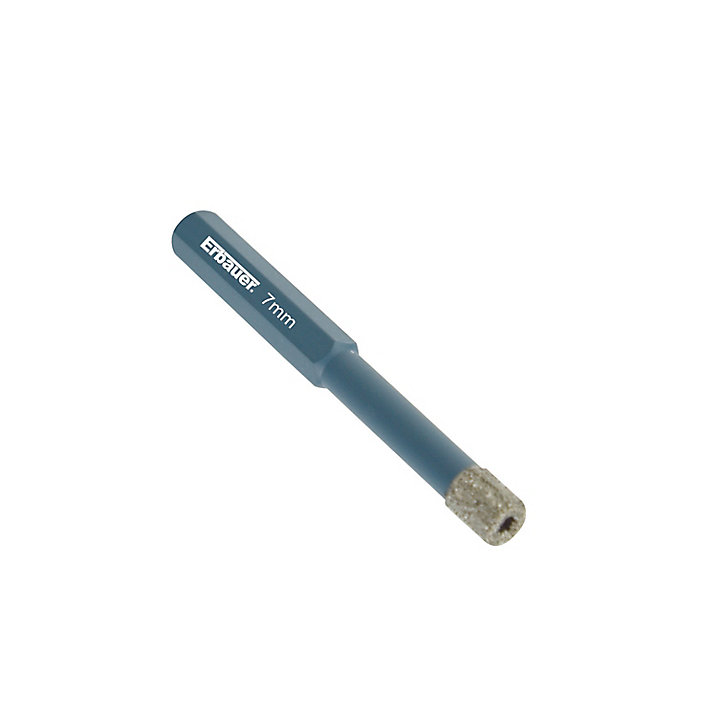 Foret diamant sec pour carrelage ERBAUER 7 mm
