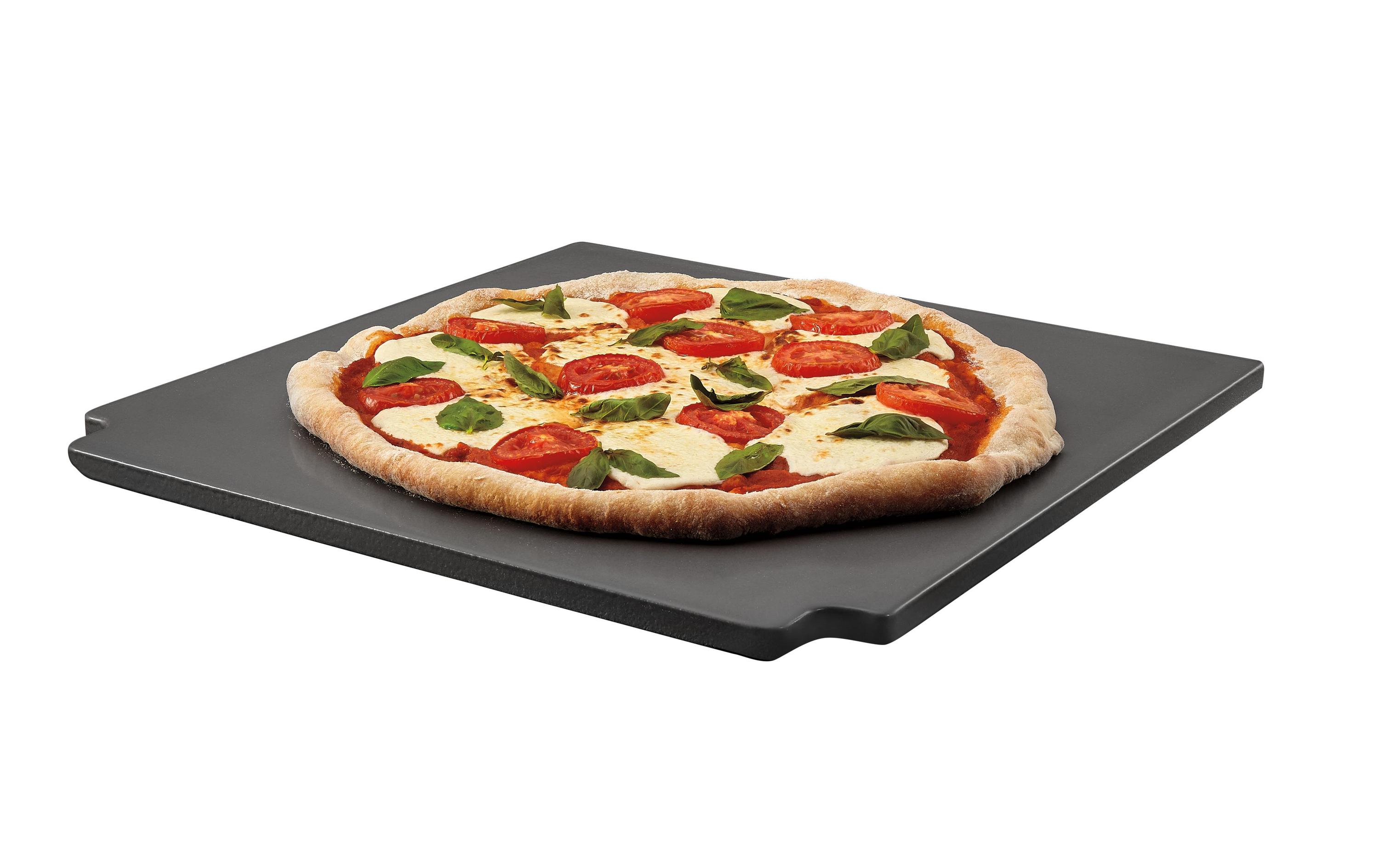 Pizzastein Weber Crafted, Gourmet BBQ System, Eckig<br>Glasierter Grillstein​