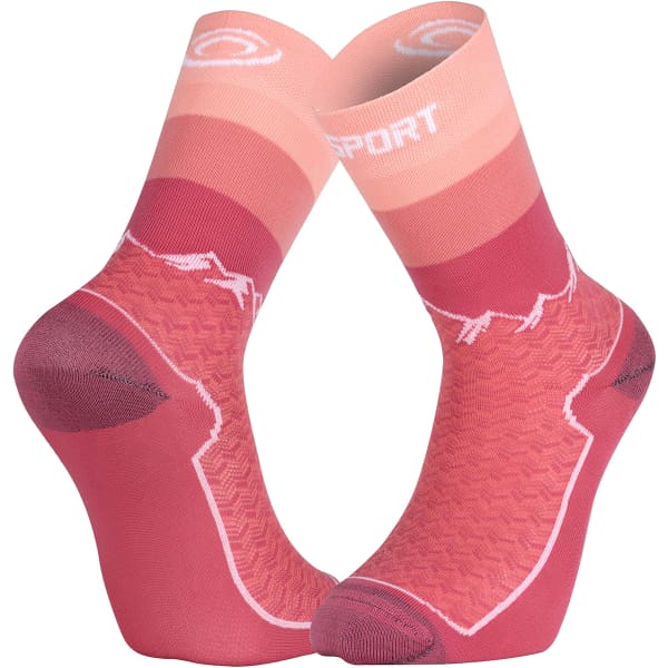 Chaussette randonnée BV SPORT DOUBLE GR HAUTE ROSE
