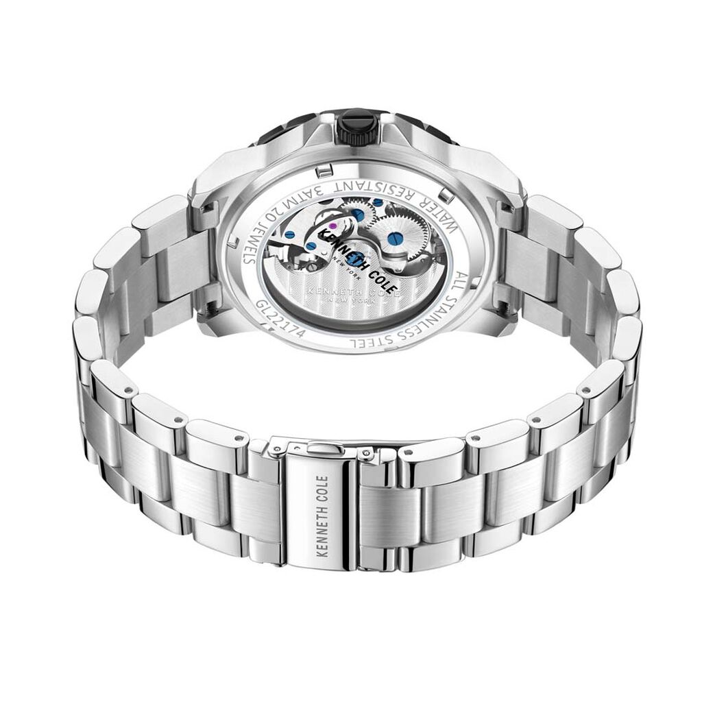Montre Kenneth Cole Automatic Bicolore Blanc / Noir