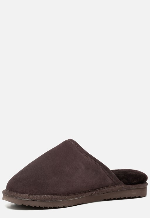 Warmbat Classic Pantoffels bruin Suede
