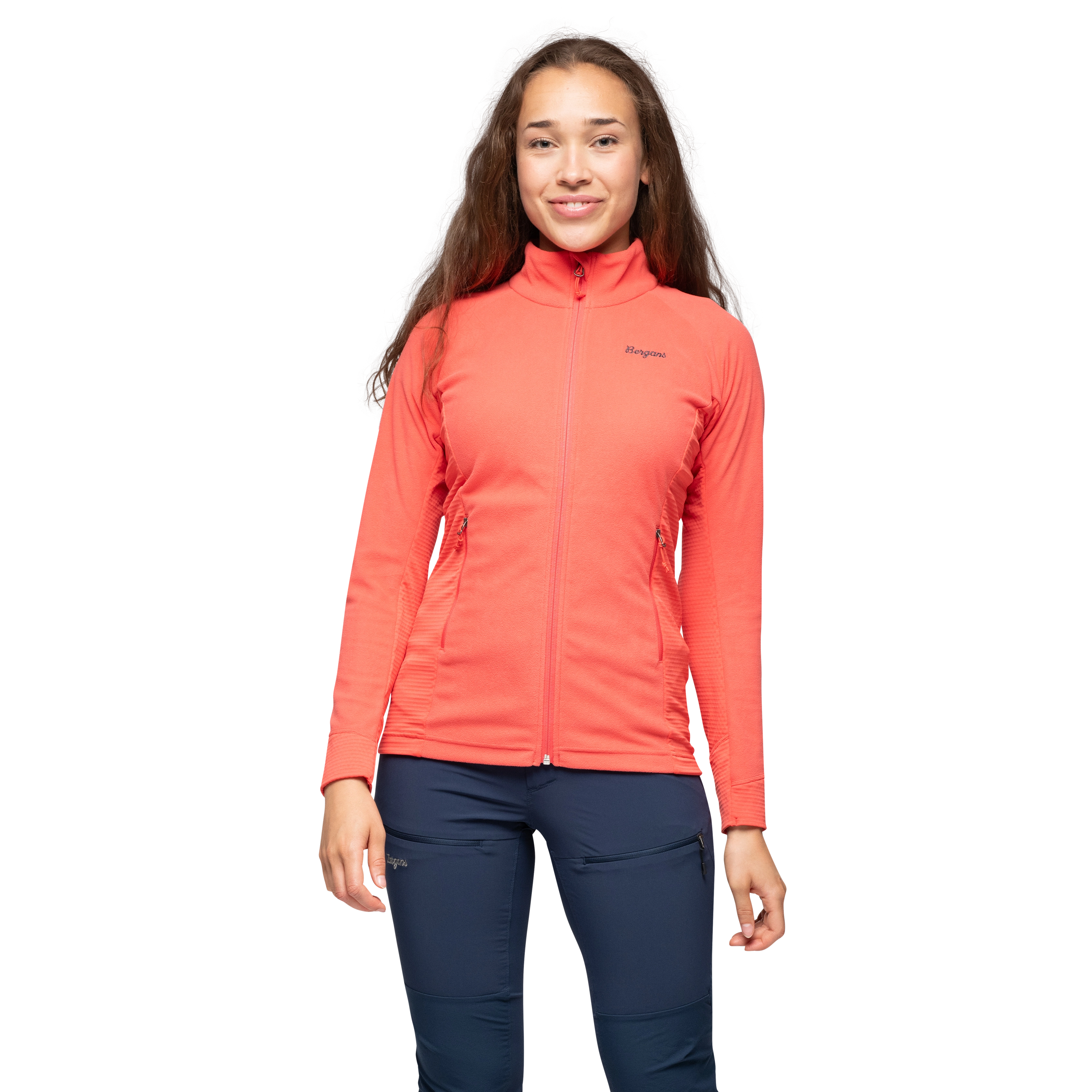 Rabot Fleece Midlayer Jacket Women Peachy Red
