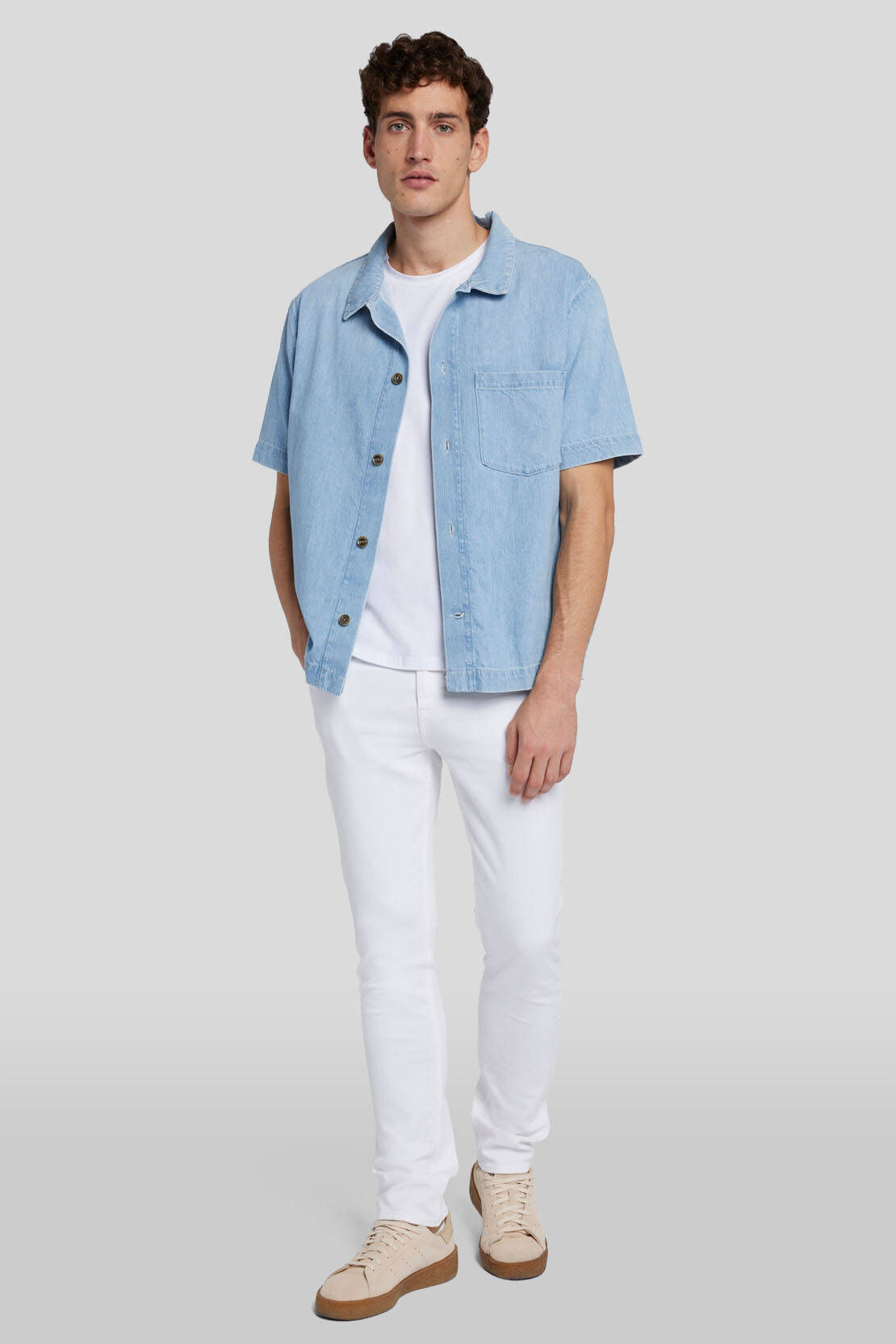 7 for all mankind| Herren Jeans SLIMMY WHITE DESERT Slim Fit